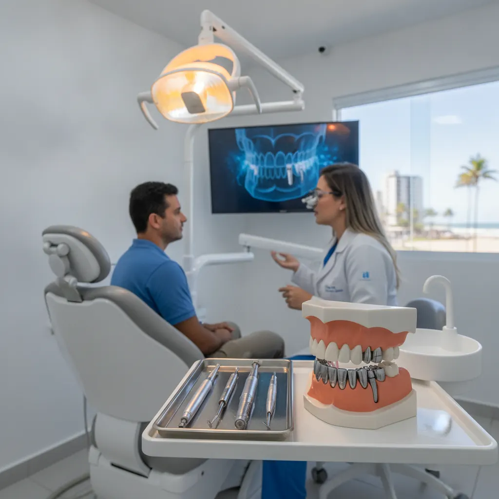 Implante dentário precisa de quantas consultas em Tramandaí?